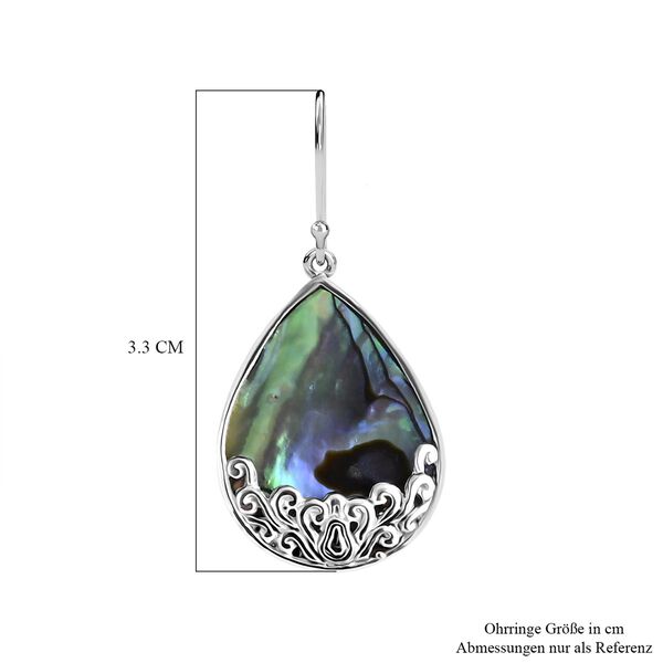 Royal Bali - Abalone Muschel Ohrringe 925 Silber image number 4