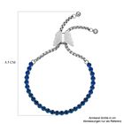 Blaues Zirkonia-Armband, 12.75 cm - 15 ct. image number 4