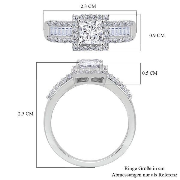 LUXURIANT IGI zertifizierter VS-EF Labor Diamant Ring - 1,54 ct. image number 6