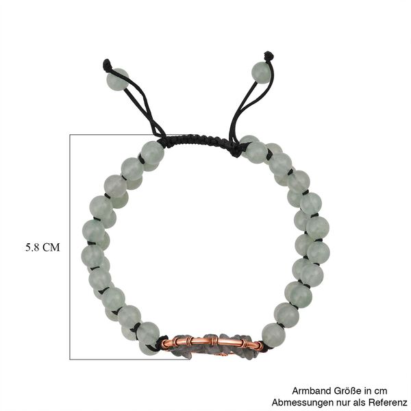 Gr&uuml;nes Aventurin Armband, ca. 15.25 cm, Messing  ca. 69.00 ct image number 4