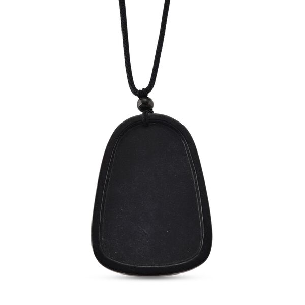 Majest&auml;tischer W&auml;chter - Schwarzer Jadeit- Tiger, Halskette Flexibles cm ca. 110.00 ct image number 4