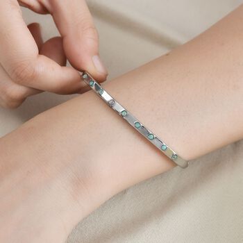 Nat&uuml;rlicher, &auml;thiopischer Welo Opal-Armreif