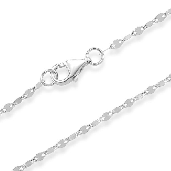 925 Silber rhodiniert Kette ca. 45 cm image number 5