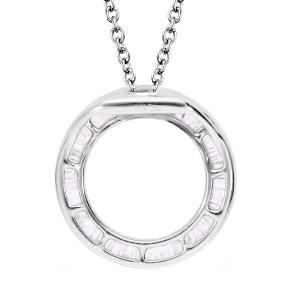 Diamant Anh&auml;nger mit 45+5cm Kette - 0,23 ct. image number 2