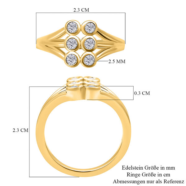 Moissanit Ring - 0,33 ct. image number 8