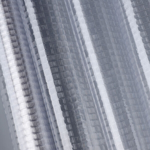 Statisch haftende Fensterfolie, nicht klebend, 90x185 cm, Karomuster image number 6