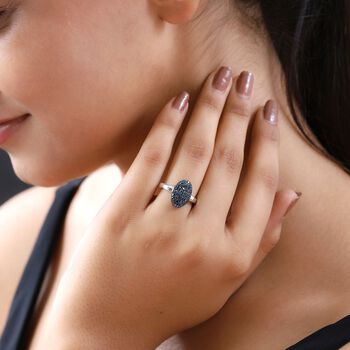 Blauer Diamant-Ring - 0,50 ct.