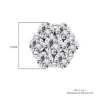 Florale I1-I2 SGL zertifizierte Diamant-Ohrstecker - 1 ct. image number 4