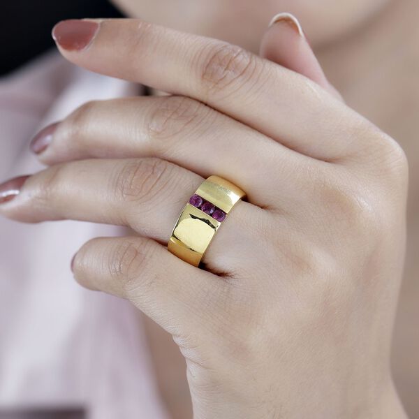 AA Afrikanischer Rubin Ring - 0,41 ct. image number 3