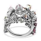 Mehrfarbiger-Turmalin-Ring, 925 Silber platiniert  ca. 6,76 ct image number 3