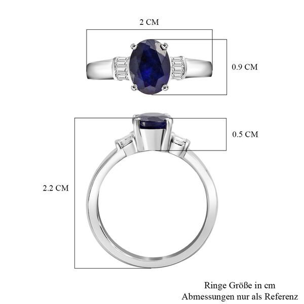 Masoala Saphir und Diamant Ring - 1,91 ct. image number 7