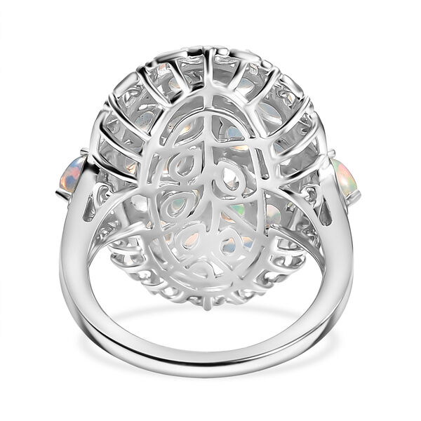 AA Nat&uuml;rlicher, &auml;thiopischer Welo Opal Ring 925 Silber rhodiniert (Gr&ouml;&szlig;e 19.00) ca. 2,08 ct image number 6