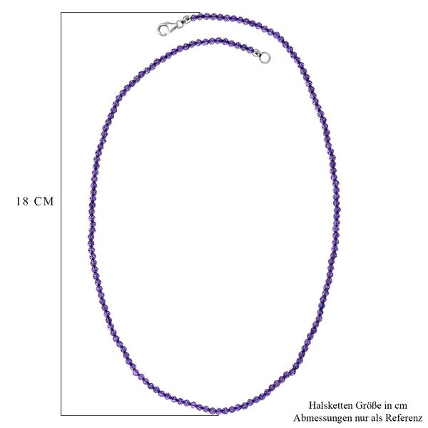 Afrikanische Amethyst 50cm Halskette - 31 ct. image number 6