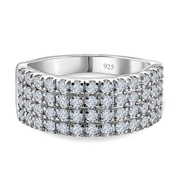 Moissanit Ring - 1,20 ct.