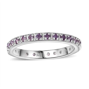 LUSTRO STELLA - Amethyst Zirkonia Ring 925 Silber