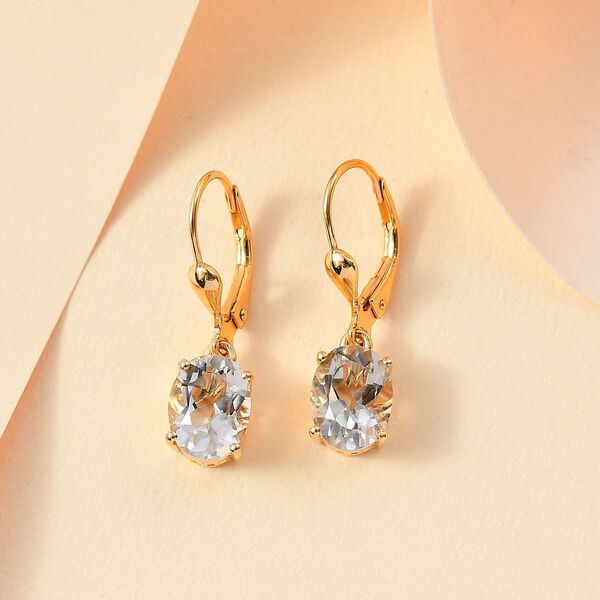 Prasiolith Ohrringe - 0,20 ct. image number 2