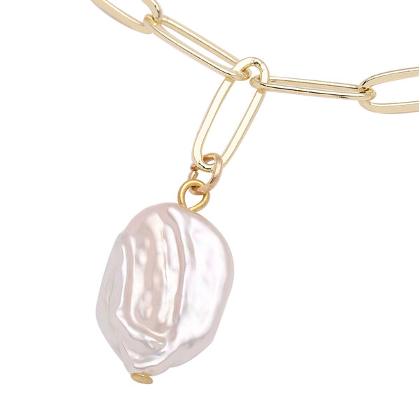 S&uuml;&szlig;wasser-Zuchtperlen Halskette, 50 cm, 6,5 ct. image number 3