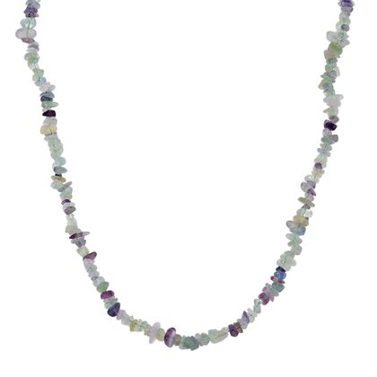 Mehrfarbige Fluorit Kette, 76 cm ca. 320.00 ct