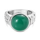 Verde Onyx Ring 316L Edelstahl (Größe 21.00) ca. 7.46 ct