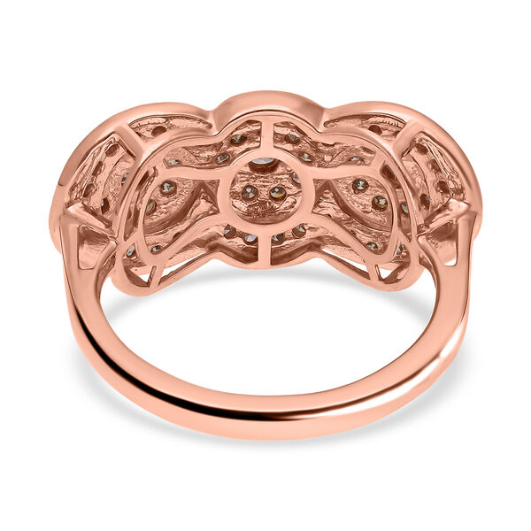 Nat&uuml;rlicher Champagner-Diamant-Ring - 1 ct. image number 5