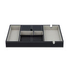 Schreibtisch Organizer mit 6 Fächern, Smartphone und Brillenfach, Schwarz image number 1