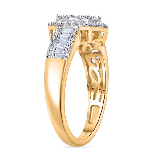 LUXURIANT DIAMOND- SGL zertifizierter  VS-EF Labor Diamant Ring - 1 ct. image number 3
