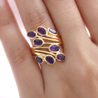 Afrikanischer Amethyst-Ring, 925 Silber vergoldet  ca. 3,34 ct image number 2