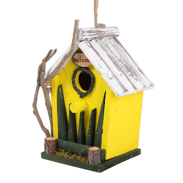 Handgefertigtes Vogelhaus aus Naturholz und MDF image number 2