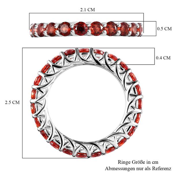 Roter Granat-Ring - 3,58 ct. image number 7