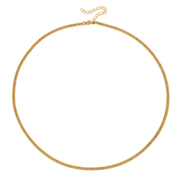 5er-Set Halsketten, ca. 45 cm + 5 cm Extender, Nickelfreies Messing Goldfarben image number 10