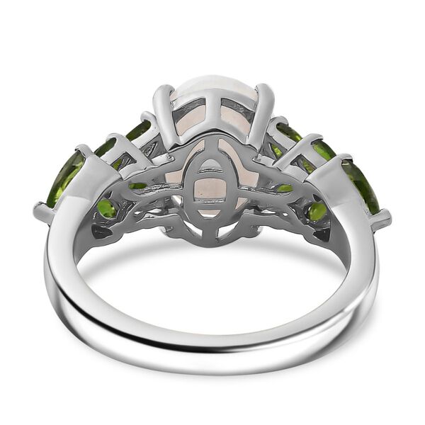 AA nat&uuml;rlicher, &auml;thiopischer Welo Opal, Zirkon und Chromdiopsid-Ring - 2,74 ct. image number 7