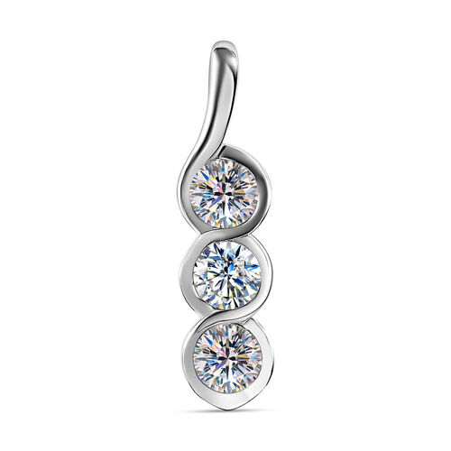 Moissanit Anhänger - 0,70 ct. image number 0