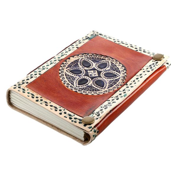 Leder Notizbuch mit Holzstift, braun image number 7