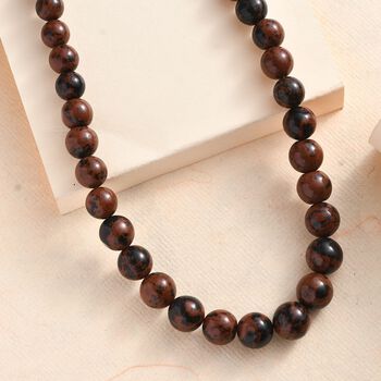 Rote Jaspis-Halskette, 50 cm - 191 ct.