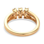 Diamant Ring 925 Silber vergoldet  ca. 0,05 ct image number 5