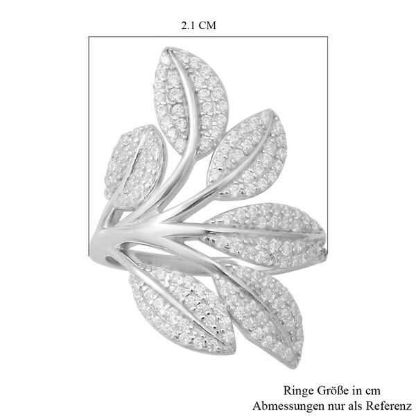 LUSTRO STELLA - wei&szlig;er Zirkonia-Ring - 2,21 ct. image number 5