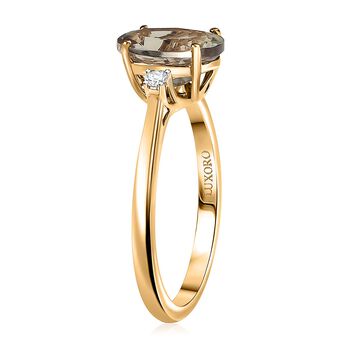 AAA Turkizit, Wei&szlig;er Diamant Ring 585 Gold (Gr&ouml;&szlig;e 17.00) ca. 2,10 ct