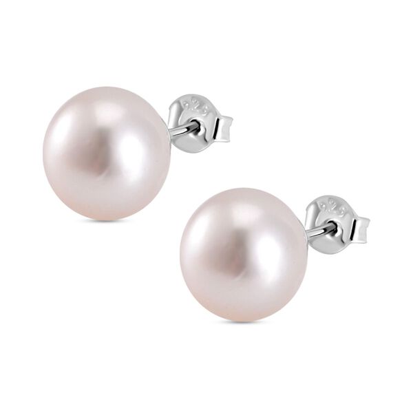 Wei&szlig;e Edison Perle Ohrringe image number 4