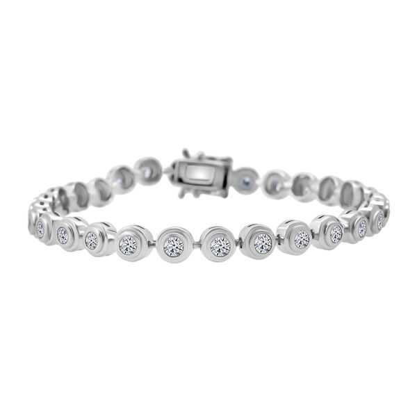 LUXURIANT DIAMOND - Lab Grown Diamant SI-GH Armband ca. 19 cm 925 Silber Rhodiniert ca. 3.00 ct