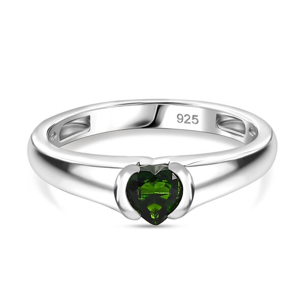 Nat&uuml;rlicher Chromdiopsid-Ring - 0,54 ct.