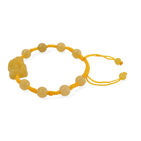 Honig Jade Armband Flexibles  ca. 60.00 ct image number 2