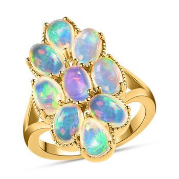 Nat&uuml;rlicher, &auml;thiopischer Welo Opal-Ring - 2,75 ct.