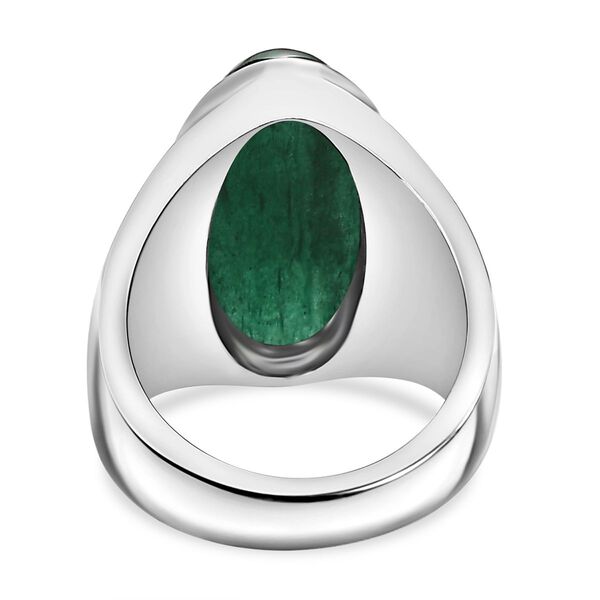 Gr&uuml;ner Aventurin-Ring - 9,91 ct. image number 6