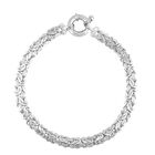 Italienische Königsarmband, 925 Silber ca. 19 cm