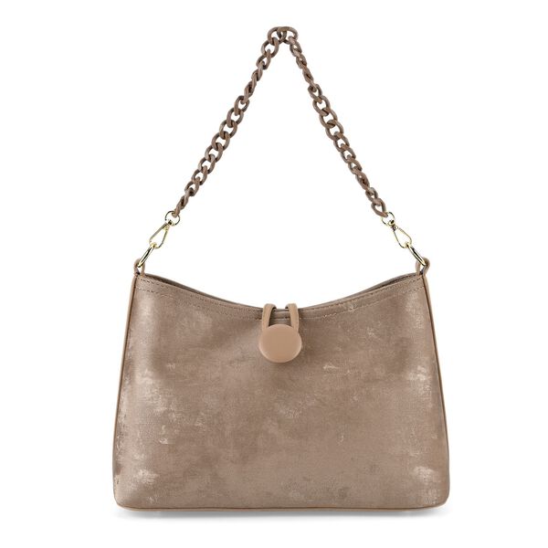 Crossbody Taschen Set 2 teilig mit Rei&szlig;verschlussfach und Innenfach 30 x 12 x 20 cm Grau image number 6