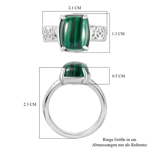 2er-Set - Malachit Ringe - 14 ct. image number 9