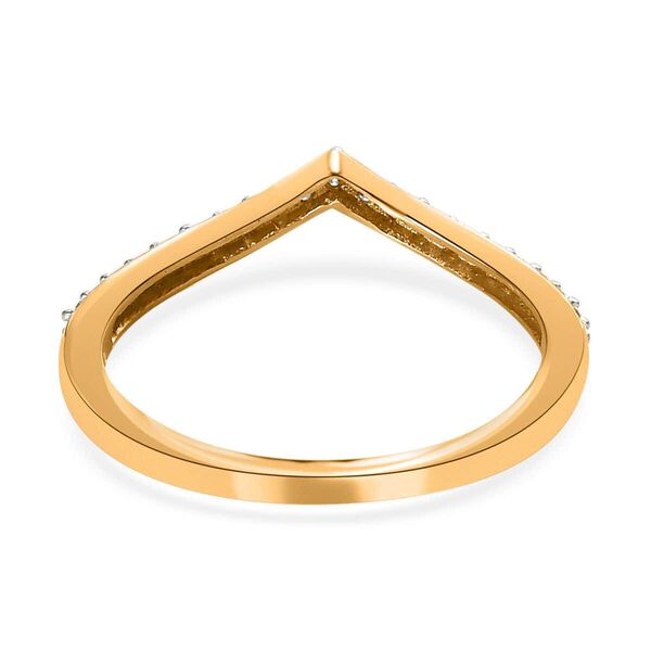 ILIANA SI-GH Diamant Herz Wishbone Ring in 750 Gold - 0,20 ct. image number 4