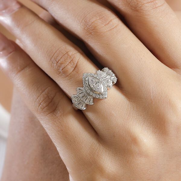 J Francis gefertigt mit SWAROVSKI- Swarovski Zirkonia Ring image number 3