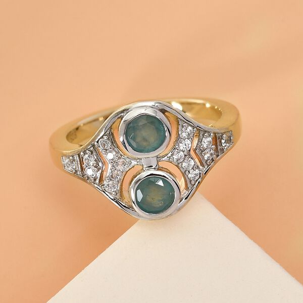 Grandidierit und Zirkon-Ring image number 2