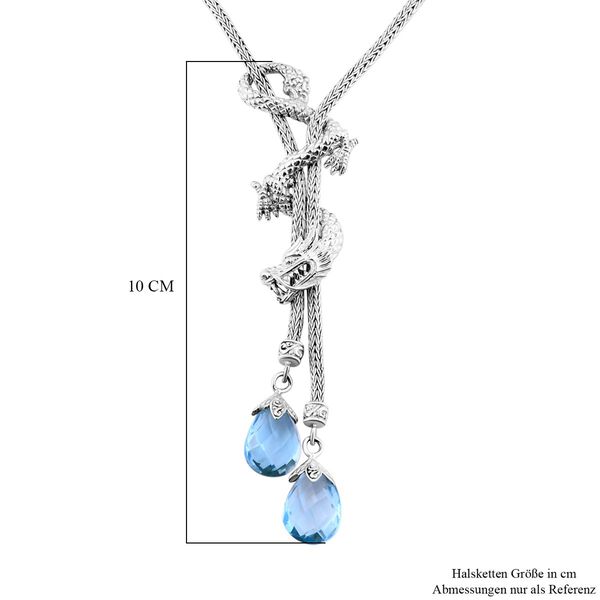 Royal Bali Kollektion- Blau Topas Halskette - 16,38 ct. image number 5